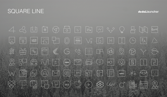 How to mod Square line dodol theme 4.2 unlimited apk for pc