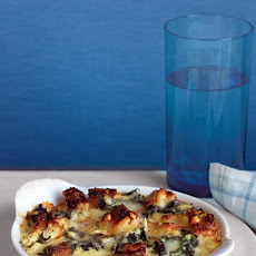 Spinach and Cheddar Strata