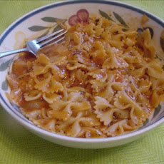 Bow Tie Pasta and Vodka Sauce