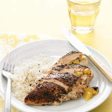Pineapple-Stuffed Jerk Chicken
