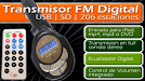 Transmisor Fm Cremoto Pantalla Lcd Mp3 Usb Sd
