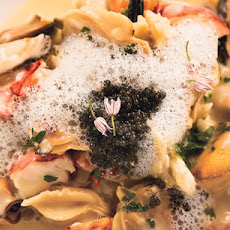Shellfish with Butter Broth and Honey Emulsion