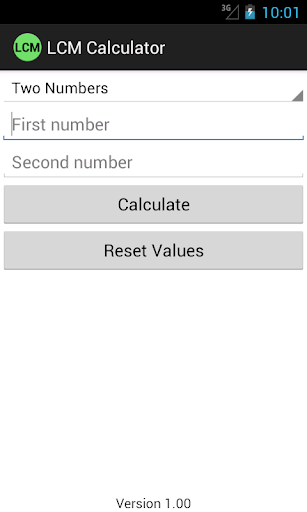 LCM Calculator