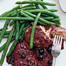 Pan-Fried Pork with Blueberries