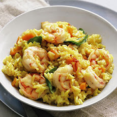 Curried Rice with Shrimp