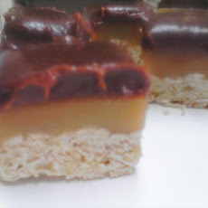 Oatmeal Chocolate Toffee Squares