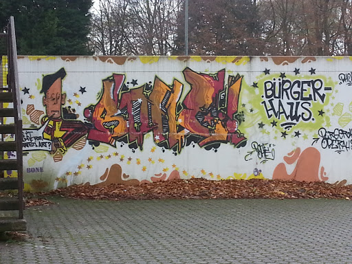 Graffiti Am Bürgerhaus