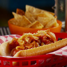 Fireside Hot Dogs with Spicy Chips