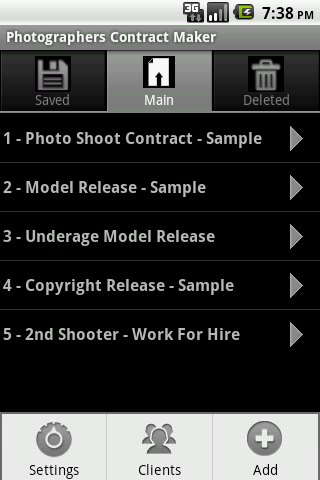 Photogr. Contract Maker Lite