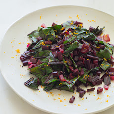 Citrus Sautéed Beet Stems