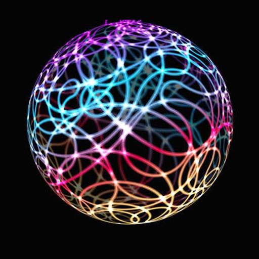 个人化の3Dのカラフルなリング LOGO-記事Game