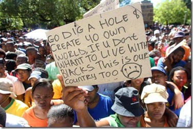 BlackSouthAfricansMessageToWhites_GoDigAHole