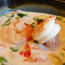 Tom Ka Gai (Spicy Chicken Soup W/ Coconut Milk)