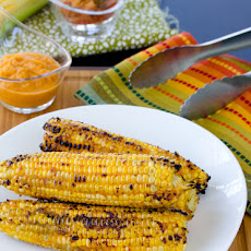 Kimchi Grilled Corn on the Cob