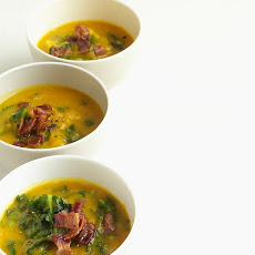 Acorn Squash Soup with Kale