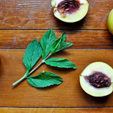 Nectarine Mint Milkshakes