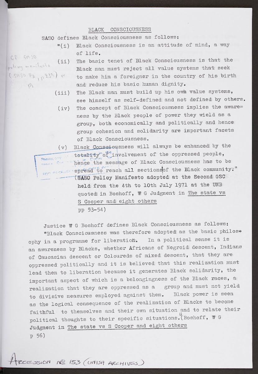 Black consciousness movement essay pdf picture