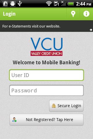 Valley Credit Union Mobile