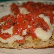 Mozzarella Basil Bruschetta