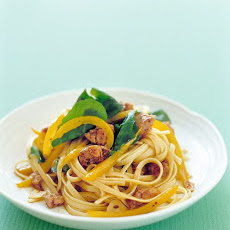 Linguine with Turkey Sausage and Peppers