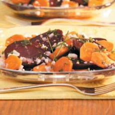 Minty Beet Carrot Salad