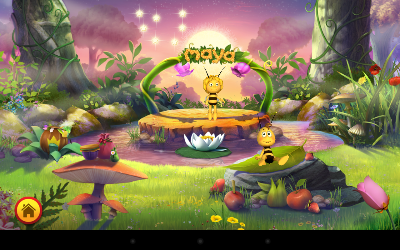 Android application Maya the Bee: Flowerparty Lite screenshort