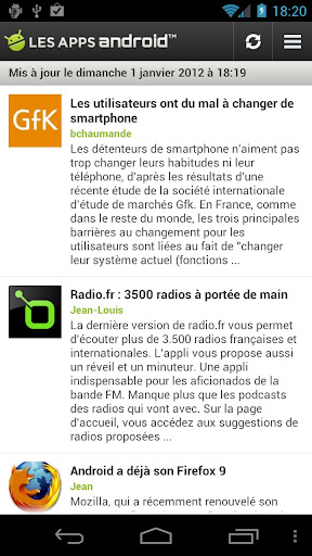 Les Applications Android LAA