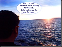 Beach pic with speech bubble template copy