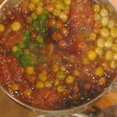Sausage and Grapes with Saba