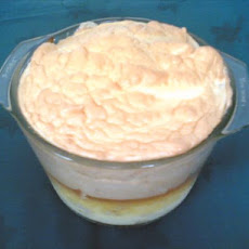 Fresh Orange Bread Pudding With Meringue Topping