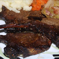 Asian Marinated Rack of Lamb