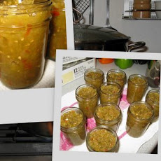 Green Tomato Relish (Hot Dog Relish)