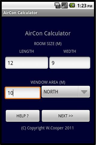 Air Conditioner Calculator