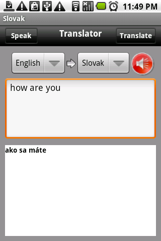 English Slovak Translator