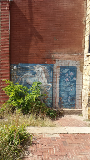 Unicorn and Flowers Mural