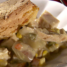 Chicken Pot Pie in a Shell