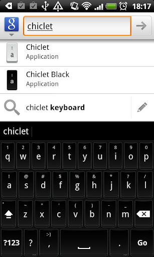 Chiclet Black Keyboard Theme