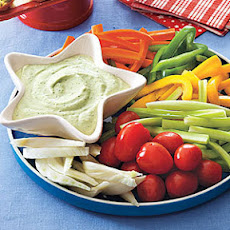 Green Goddess Dip with Crudités