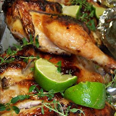 Flattened Cornish Game Hens With Garlic-citrus Marinade
