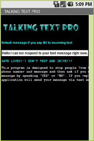 Talking Text