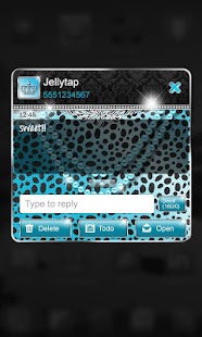 How to download Luxury Theme Teal Cheetah SMS★ 1.0 apk for laptop