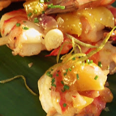 Tequila Lime Shrimp Skewers