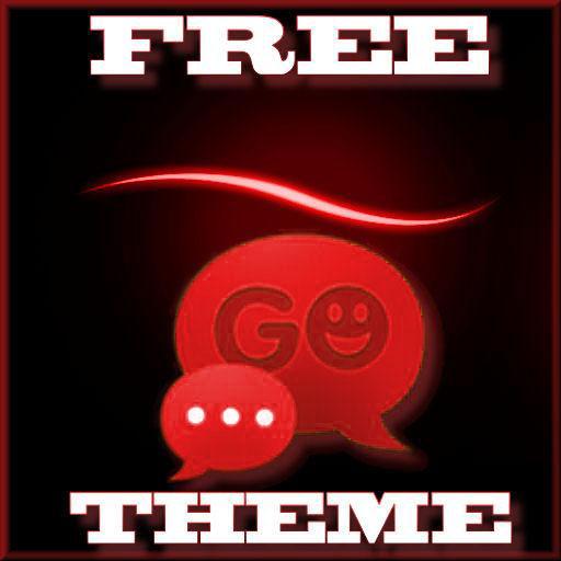 테마 간단한 빨간색에 가서 GO SMS Theme Si 個人化 App LOGO-APP開箱王