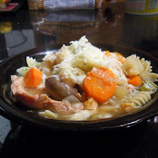 Tasty Chicken & Fennel Soup in a Crock Pot