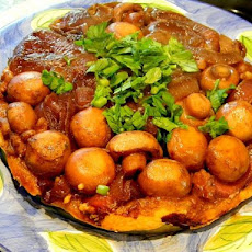 Red Onion, Mushroom and Blue Cheese Tarte Tatin