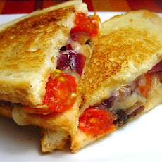 Bada Bing Betty's Tuscan Portobello Melt (Grilled Cheese Sandwic