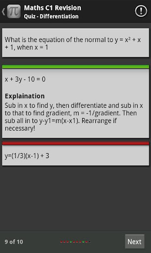 Maths AS C1 Self-Assessment