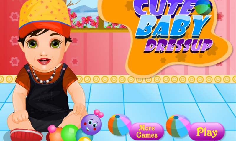 Android application Cute baby dressup screenshort