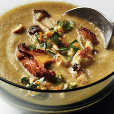 Mushroom Soup with Hazelnut Gremolata