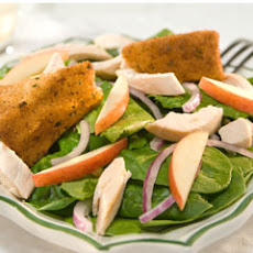 Chicken & Crispy Brie Salad